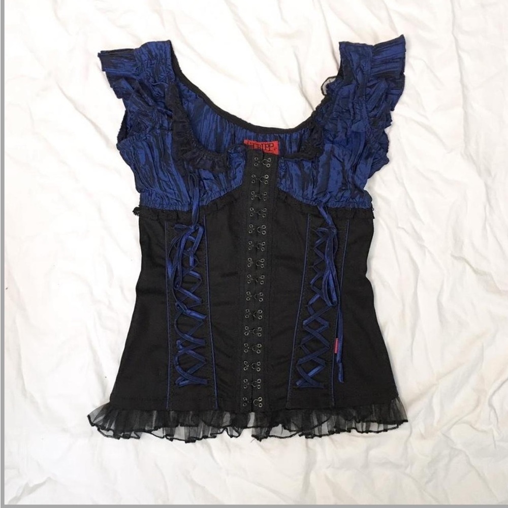 TRIPP NYC RARE LACE UP CORSET IN XS